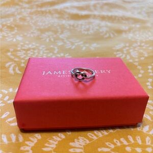 James Avery Silver Heart Knot Ring